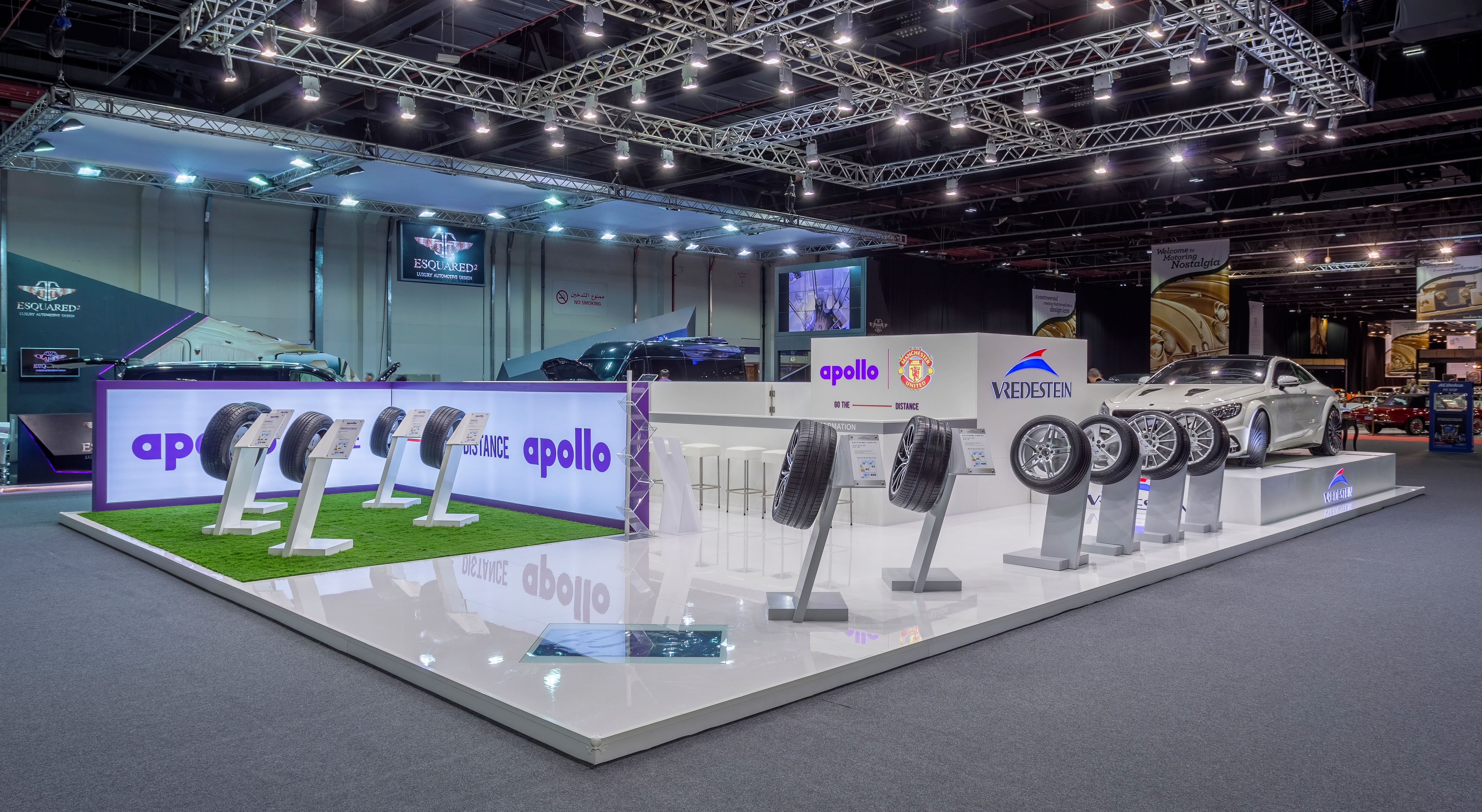 Apollo 150 sqm exhibition stand at Dubai International Motor Show by Messe.ae