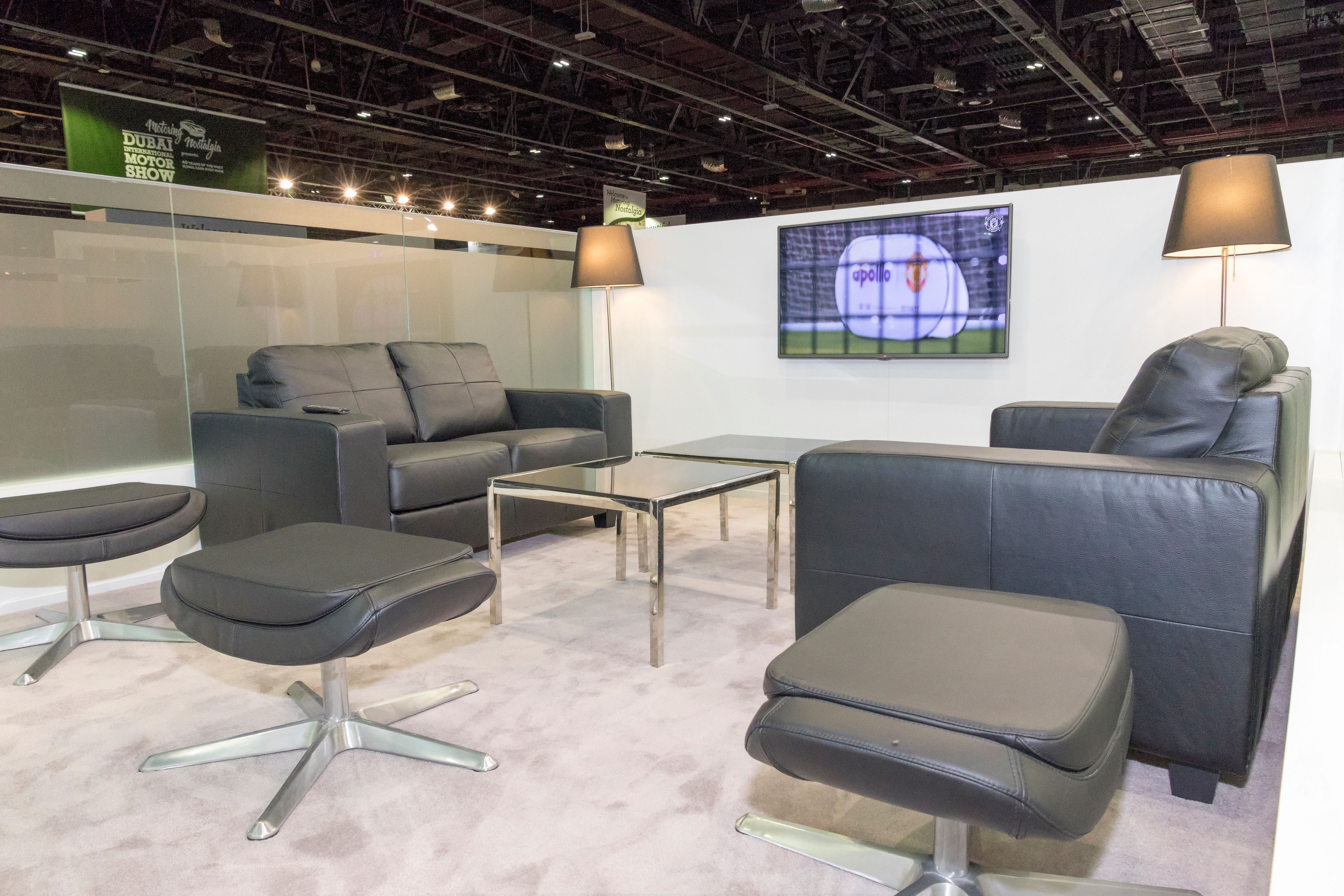 Apollo 150 sqm exhibition stand at Dubai International Motor Show by Messe.ae