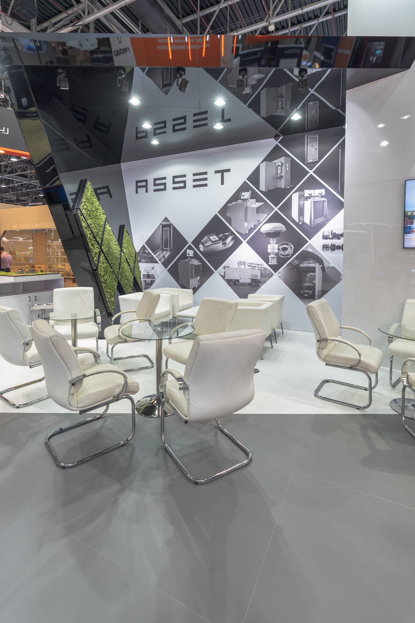 Asset 66 sqm exhibition stand at Intersec by Messe.ae