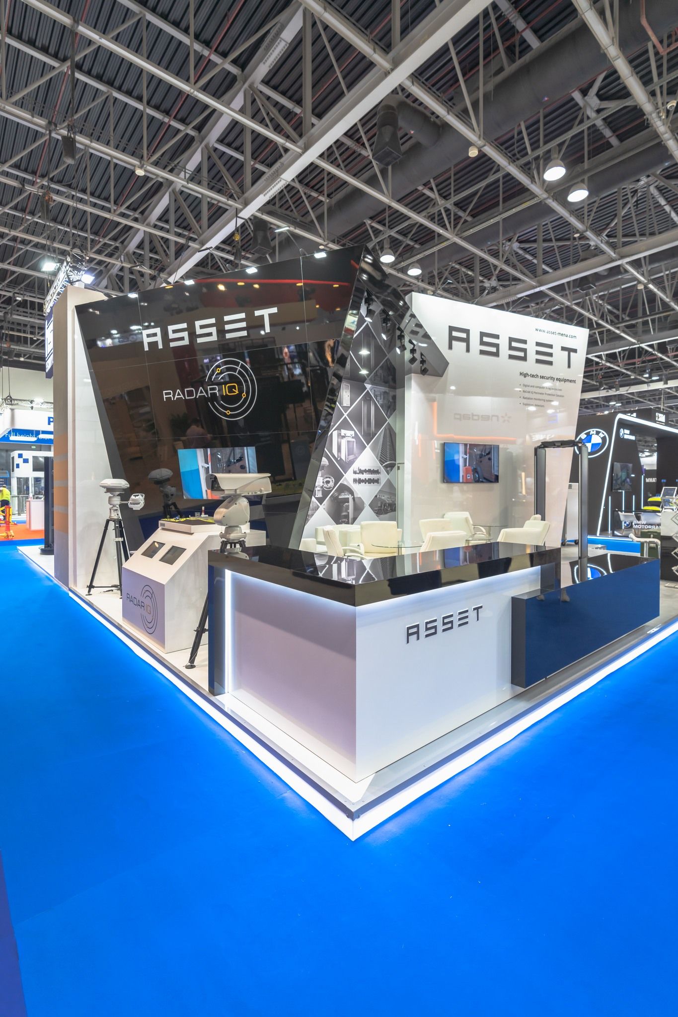 Asset 66 sqm exhibition stand at Intersec by Messe.ae