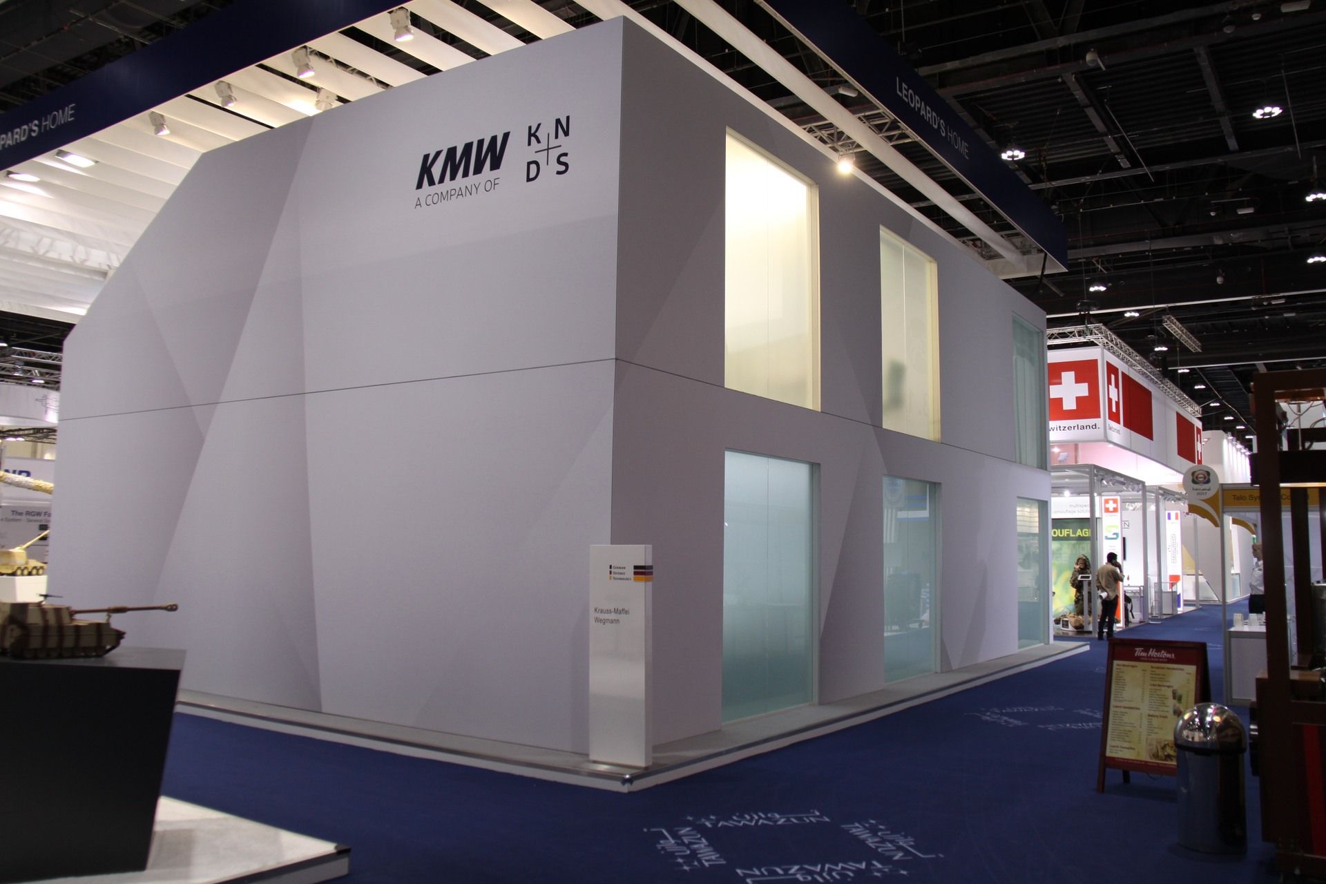KNDS 394 sqm exhibition stand at IDEX by Messe.ae