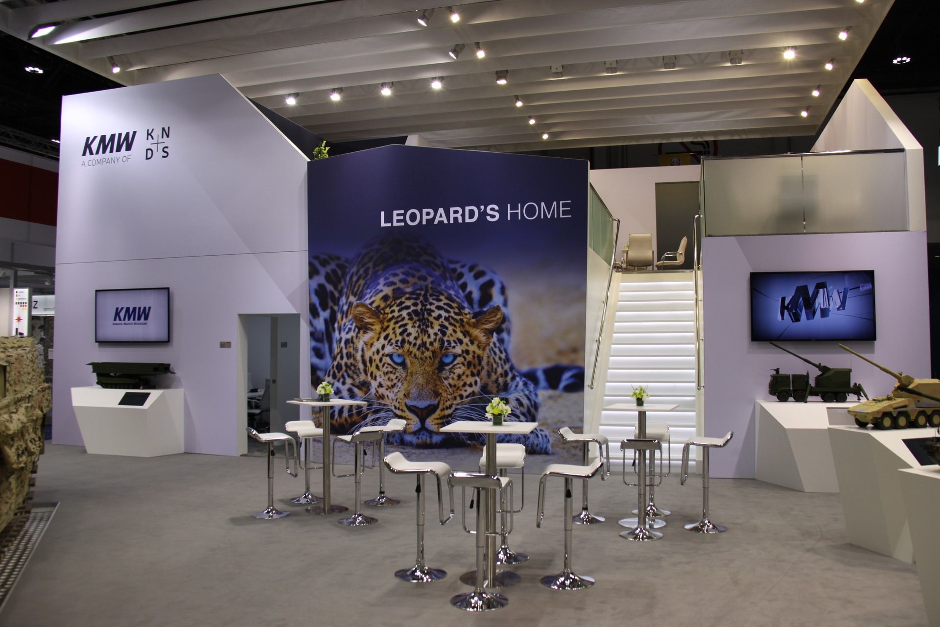KNDS 394 sqm exhibition stand at IDEX by Messe.ae