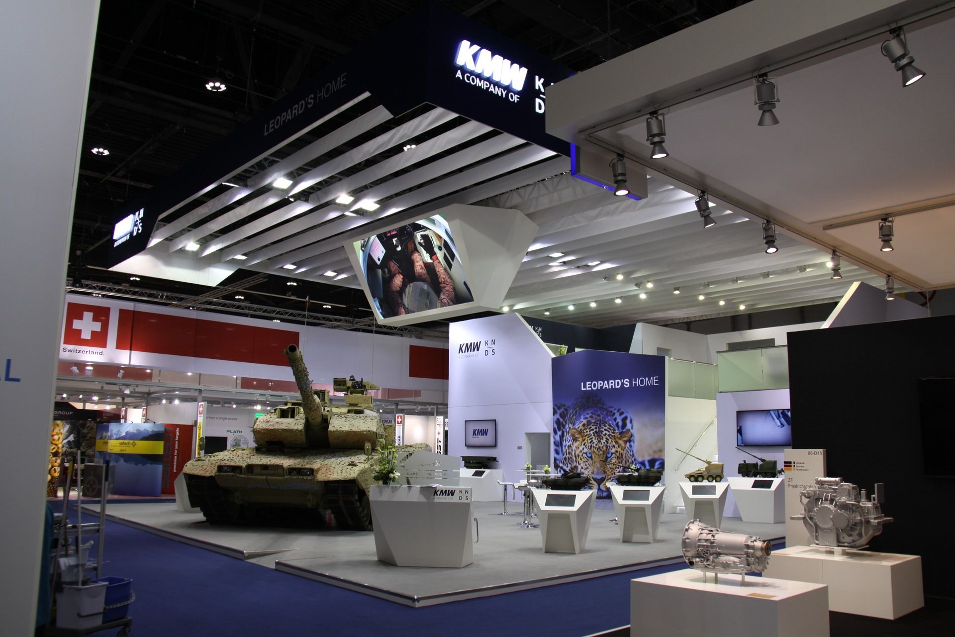KNDS 394 sqm exhibition stand at IDEX by Messe.ae
