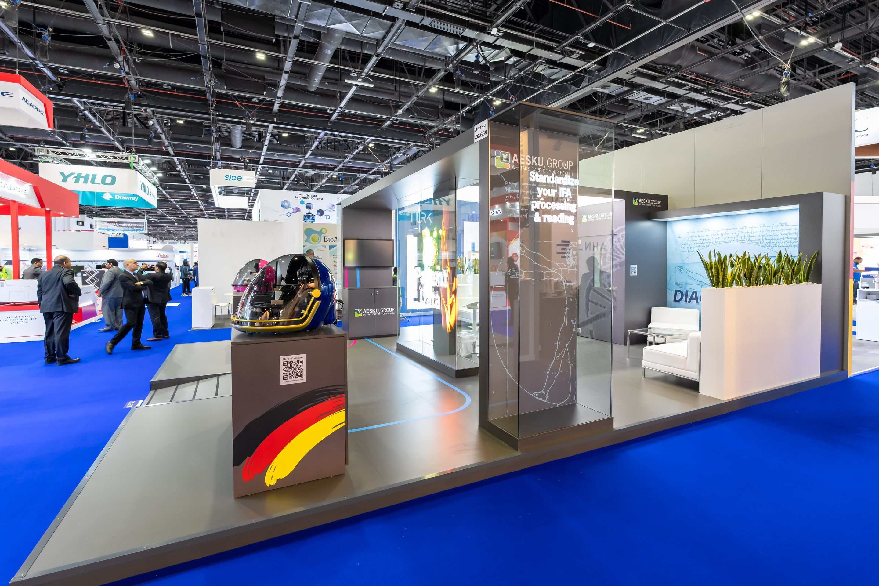 Aesku 48 sqm exhibition stand at Middle East Energy by Messe.ae