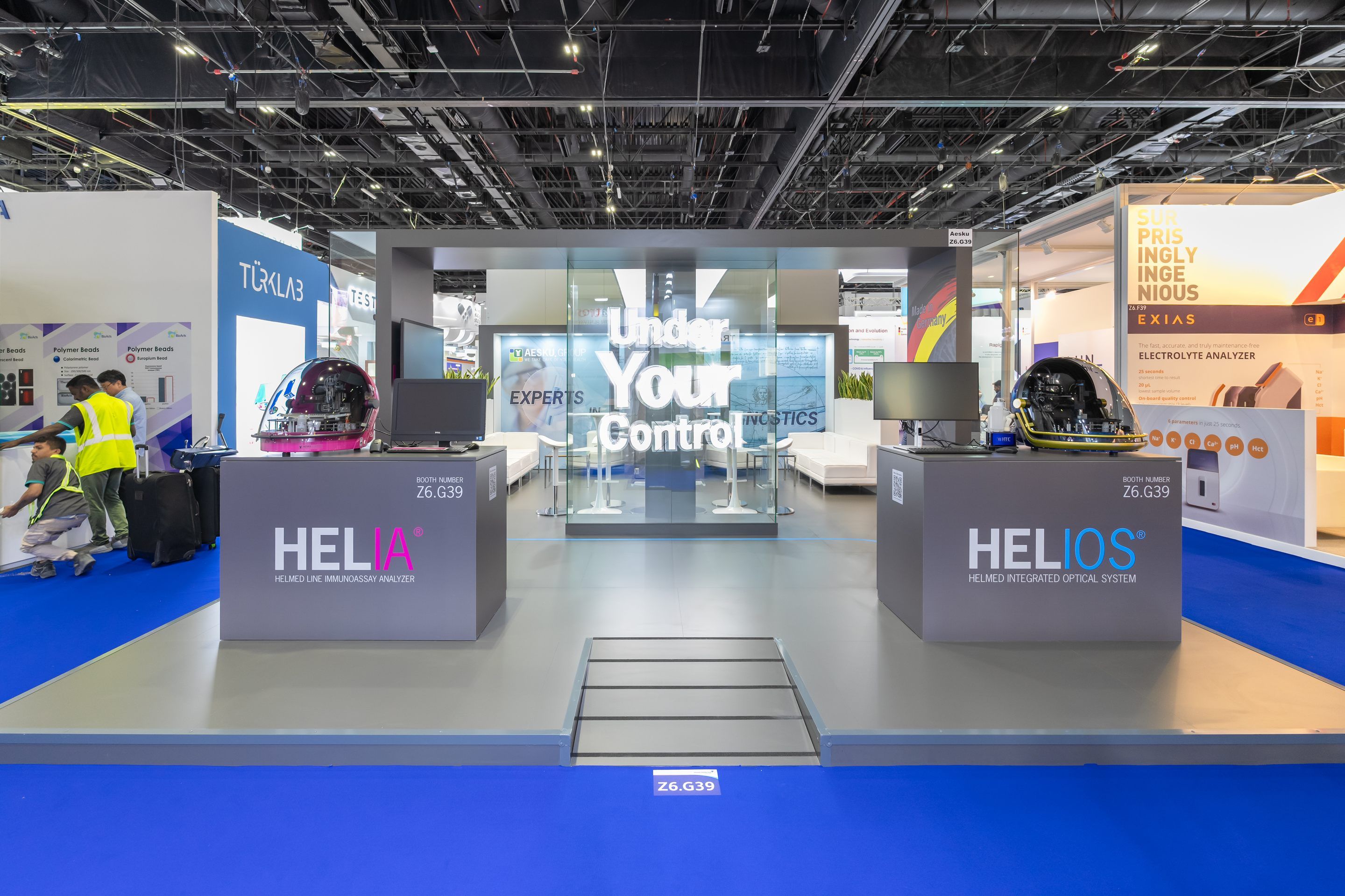 Aesku 48 sqm exhibition stand at Middle East Energy by Messe.ae