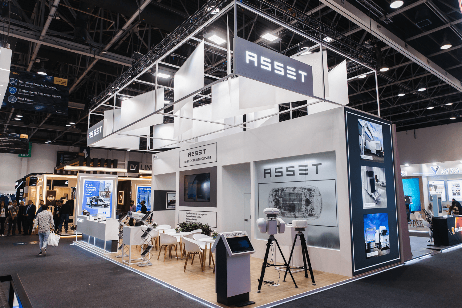 Asset 66 sqm exhibition stand at Intersec by Messe.ae