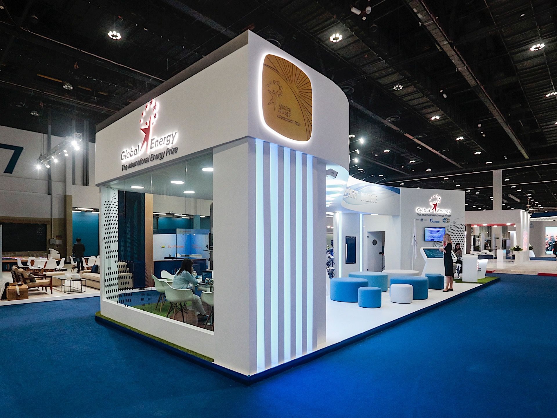 Global Energy Association 75 sqm exhibition stand at World Energy Congress by Messe.ae