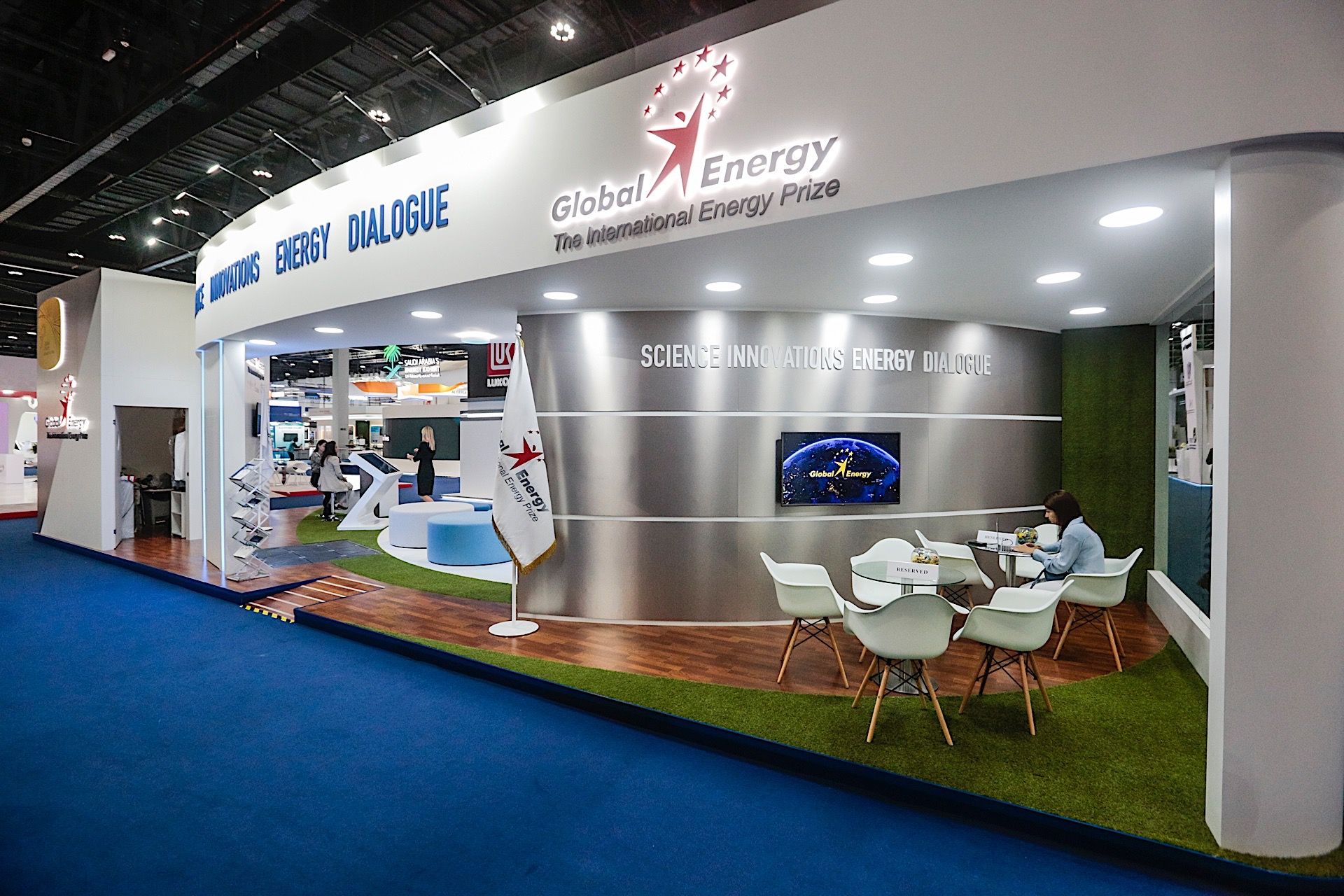 Global Energy Association 75 sqm exhibition stand at World Energy Congress by Messe.ae