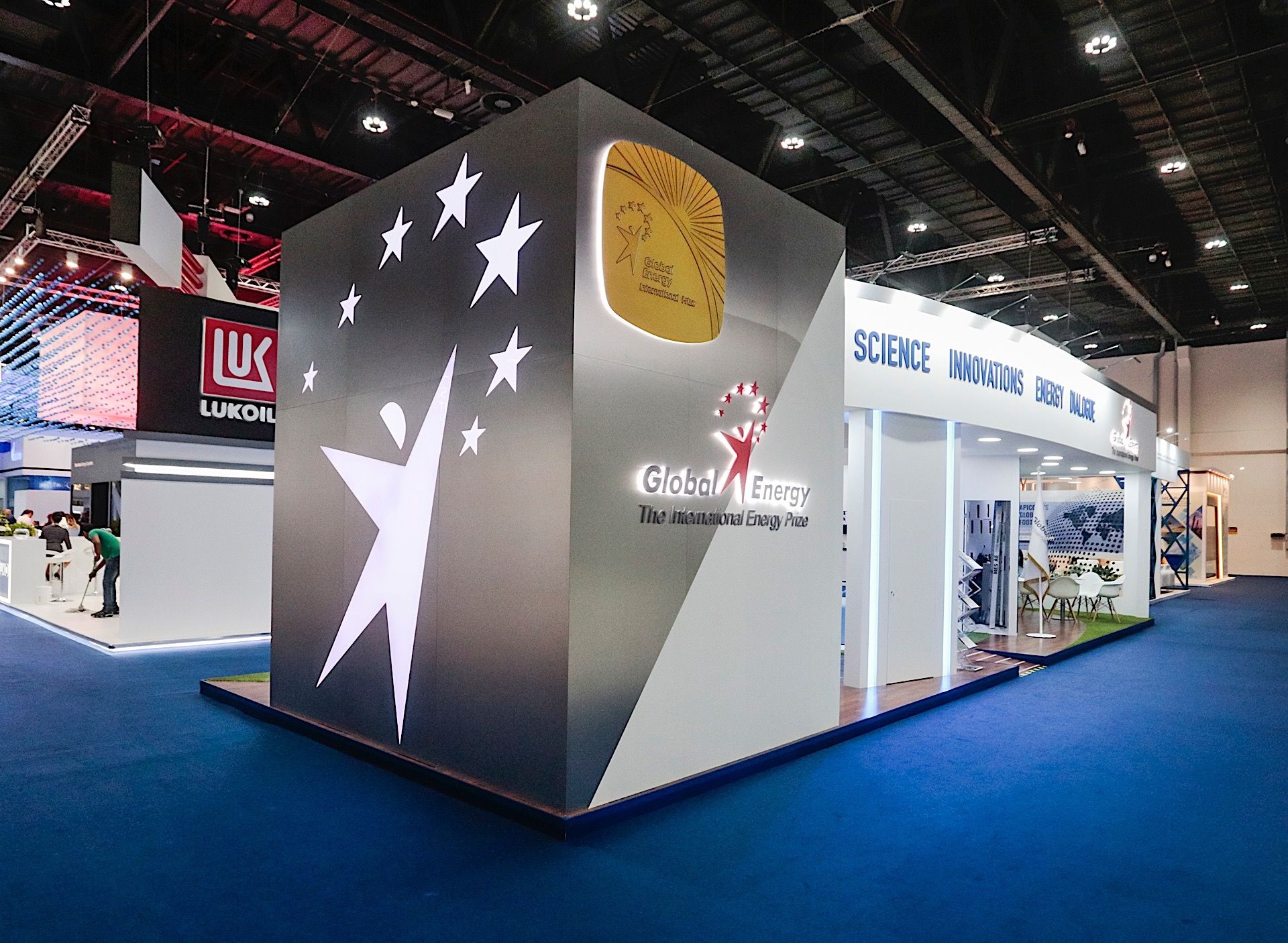 Global Energy Association 75 sqm exhibition stand at World Energy Congress by Messe.ae