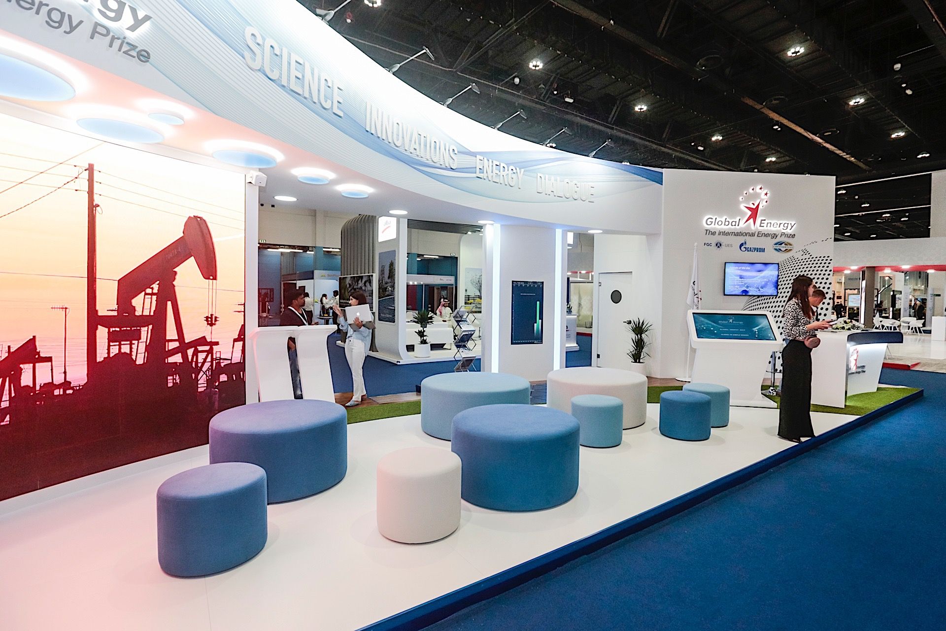 Global Energy Association 75 sqm exhibition stand at World Energy Congress by Messe.ae