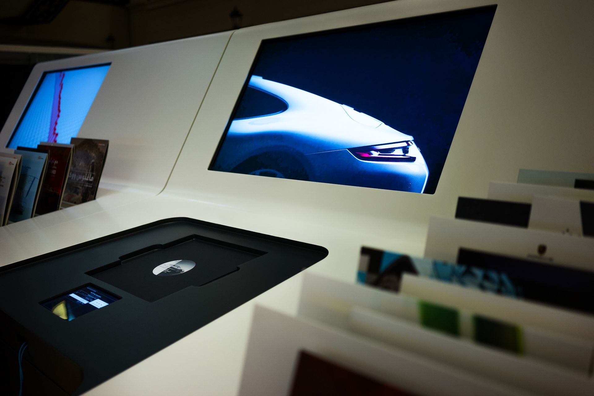 Porsche 150 sqm exhibition stand at Porsche Road Show by Messe.ae