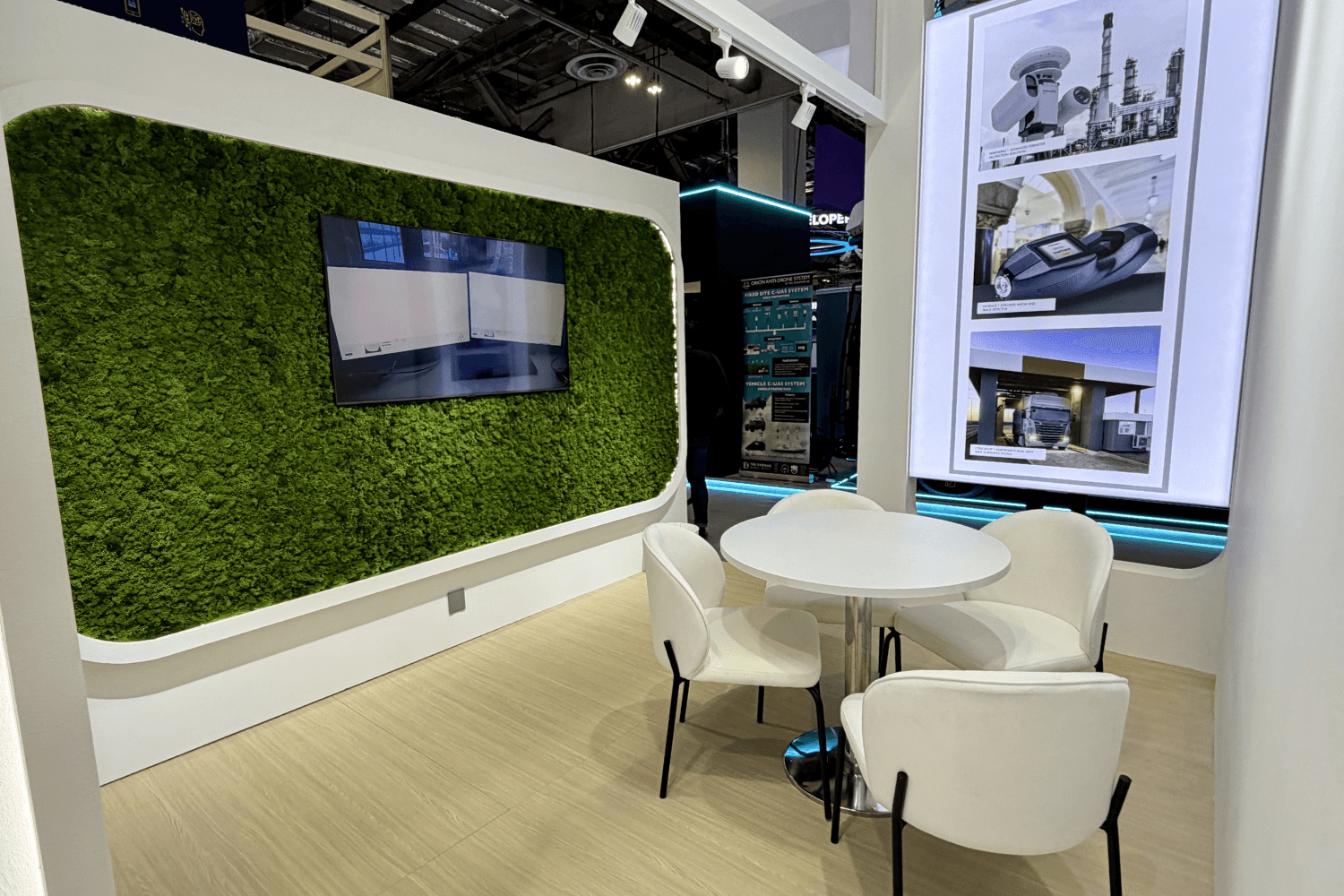 Asset 36 sqm exhibition stand at Milipol Asia Pacific by Messe.ae