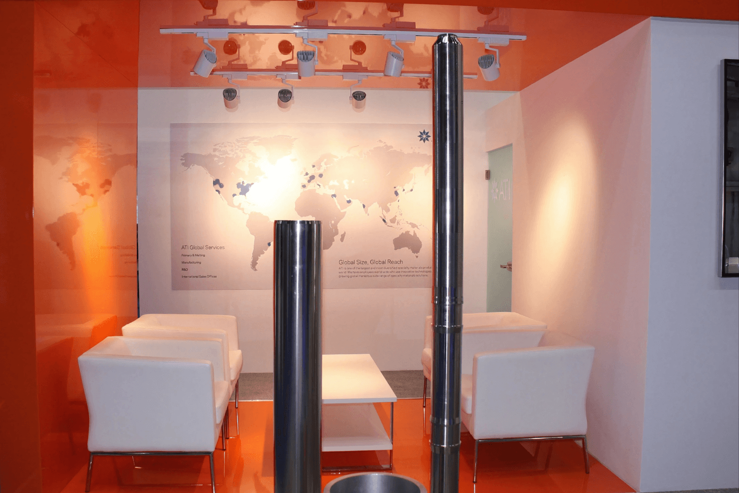 ATI 67.5 sqm exhibition stand at ADIPEC by Messe.ae