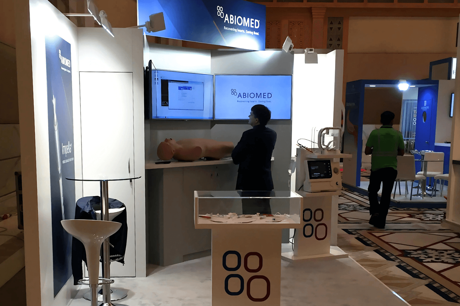 Abiomed 24 sqm exhibition stand at Gulf PCR by Messe.ae