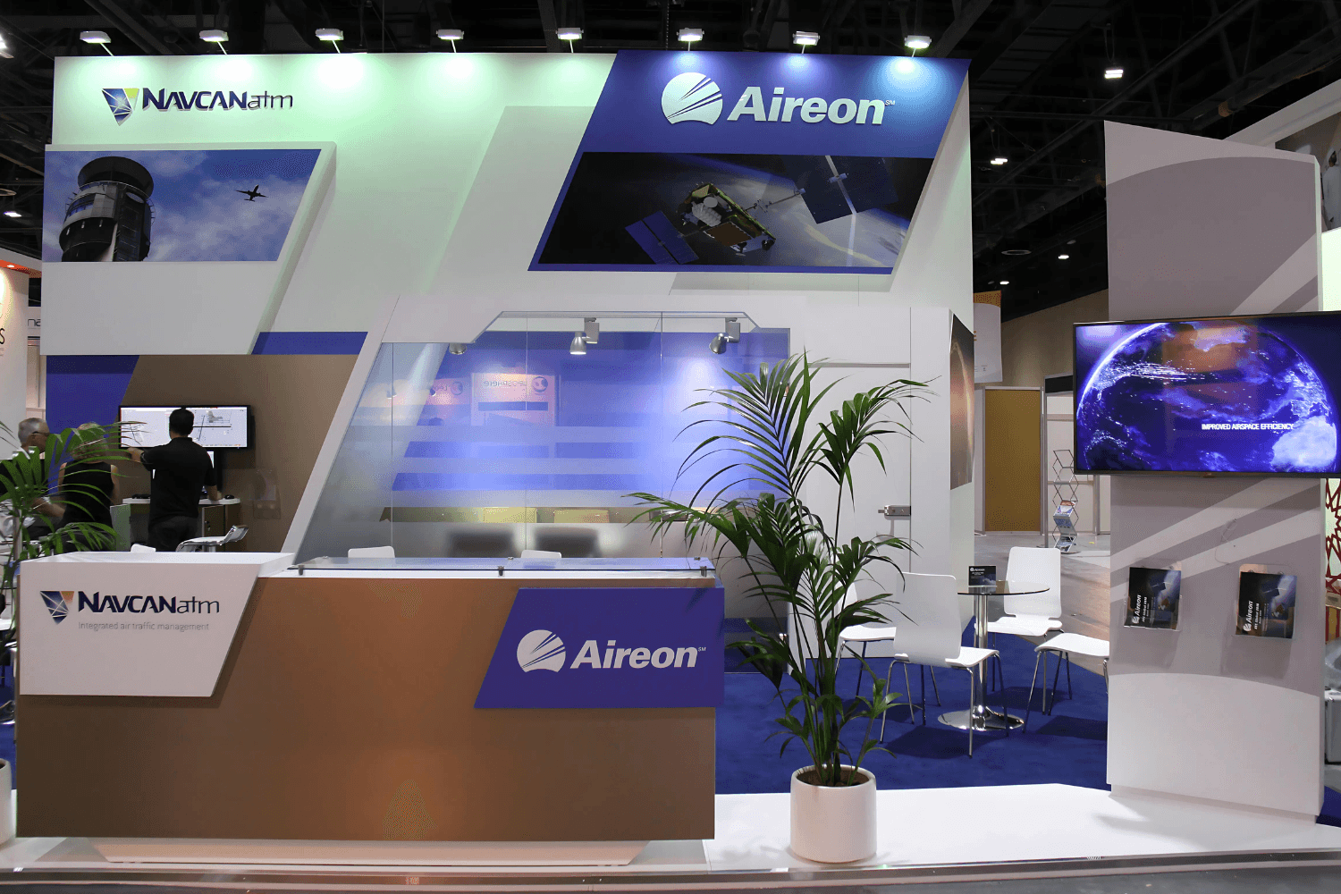 Aireon 60 sqm exhibition stand at ATC Global by Messe.ae