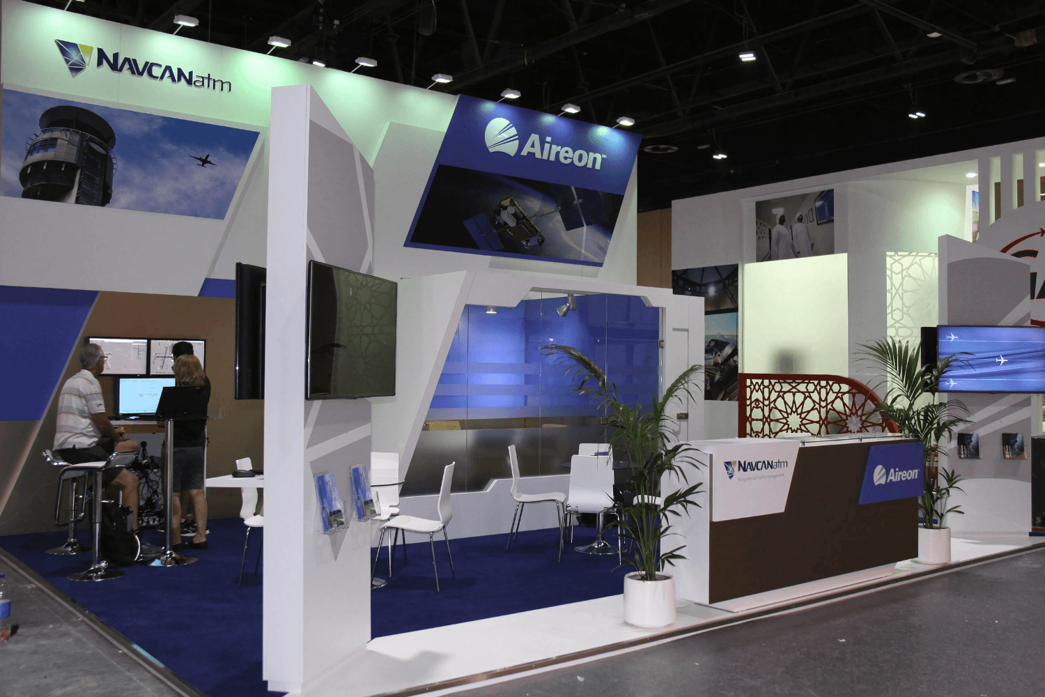 Aireon 60 sqm exhibition stand at ATC Global by Messe.ae