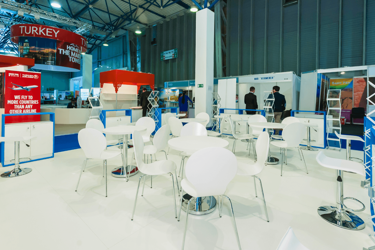 Azerbadjan 60 sqm exhibition stand at KITF by Messe.ae