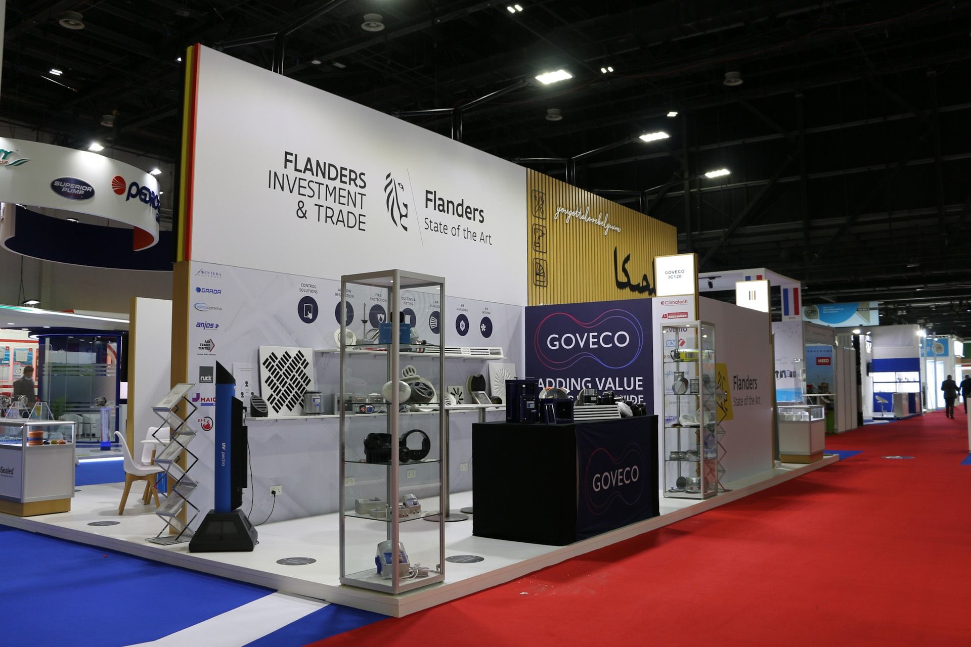 Belgium Pavilion 156 sqm exhibition stand at The Big 5 by Messe.ae