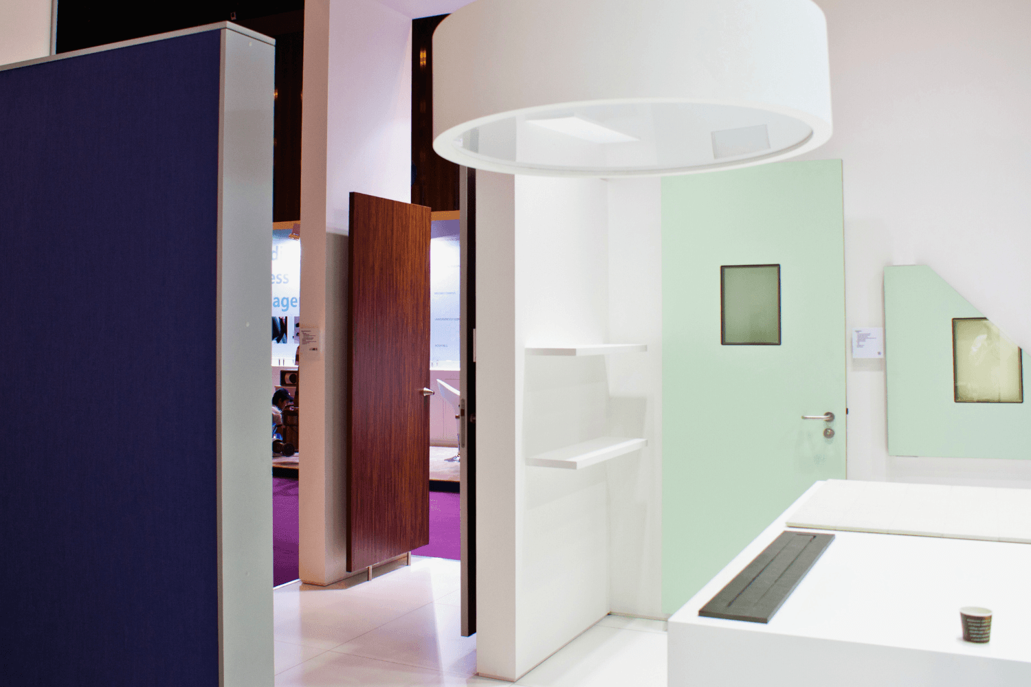 Buhindi International LLC 72 sqm exhibition stand at Hospital Build & Infrastructure Exhibition by Messe.ae