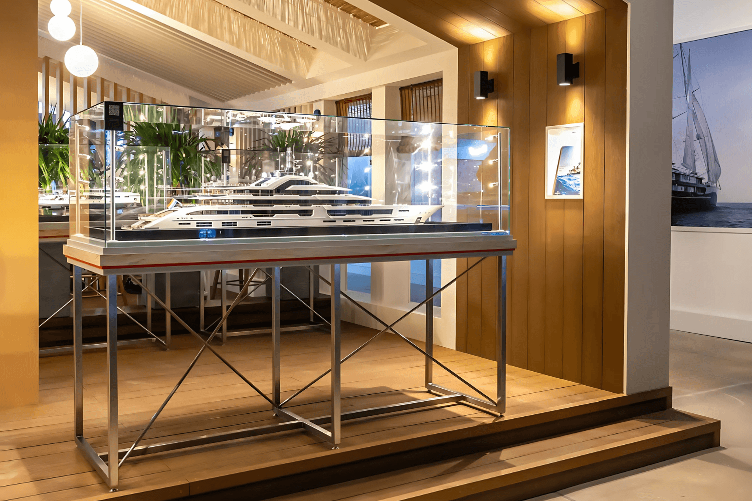 Damen 100 sqm exhibition stand at Dubai International Boat Show 2023, 2024, 2025 by Messe.ae
