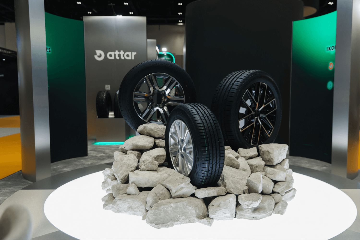 Ikon Tyres 90 sqm exhibition stand at Automechanika by Messe.ae