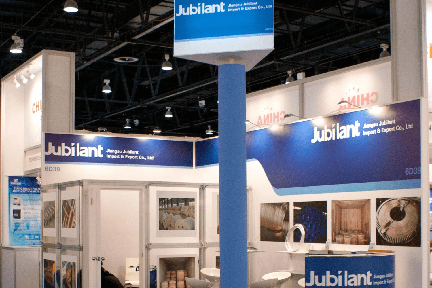Jubilant 24 sqm exhibition stand at Middle East Energy by Messe.ae