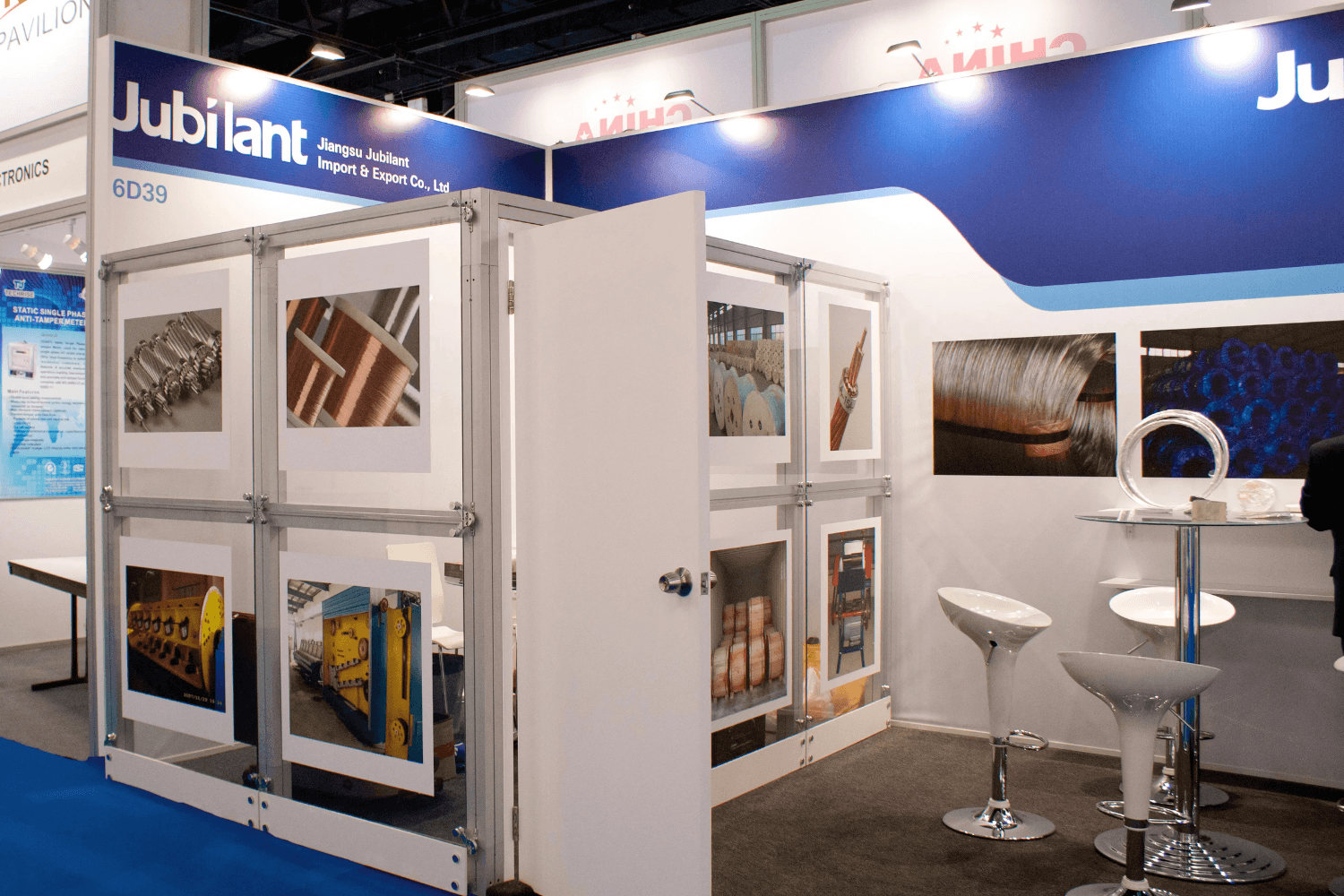 Jubilant 24 sqm exhibition stand at Middle East Energy by Messe.ae