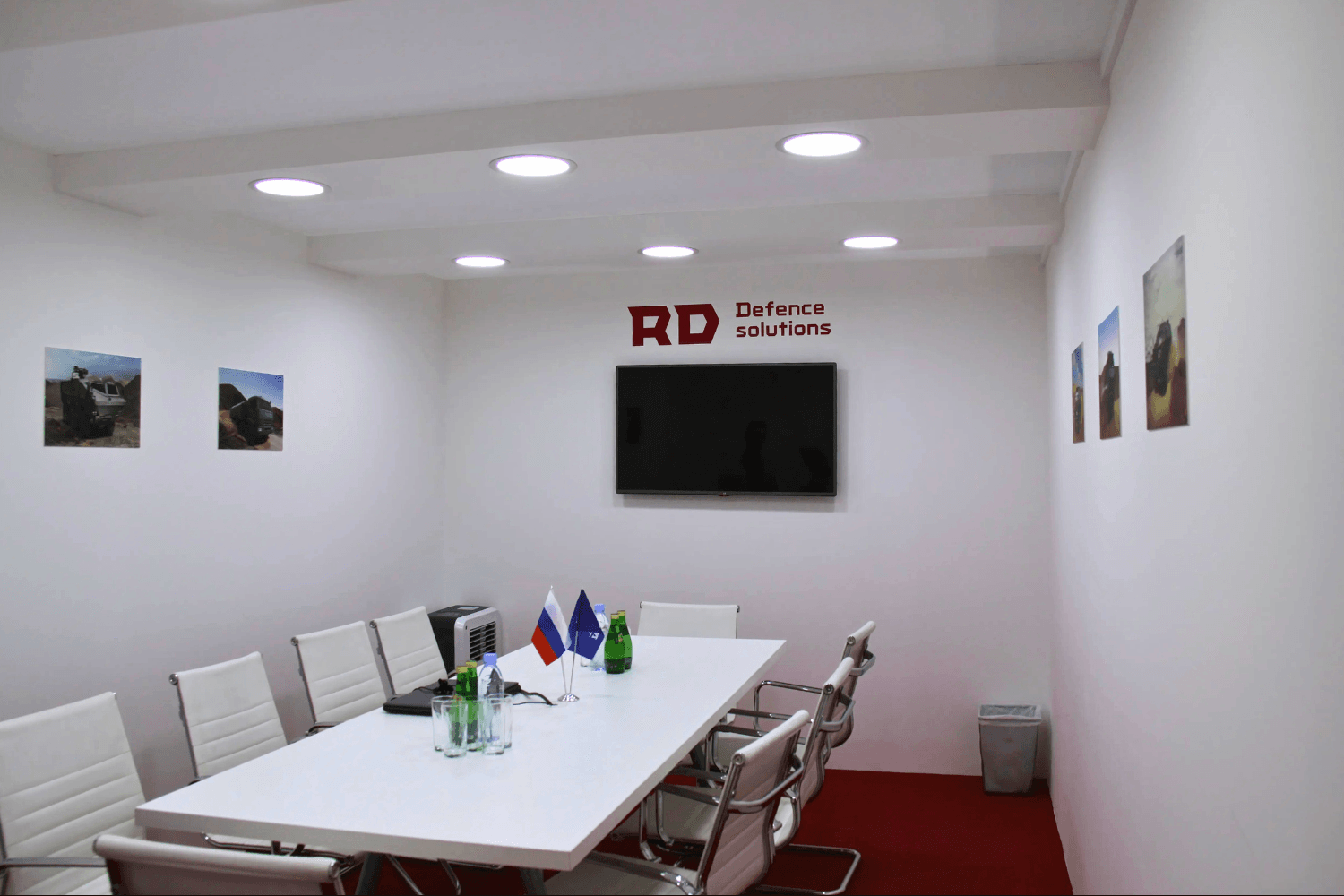 Kamaz 119 sqm exhibition stand at IDEX by Messe.ae