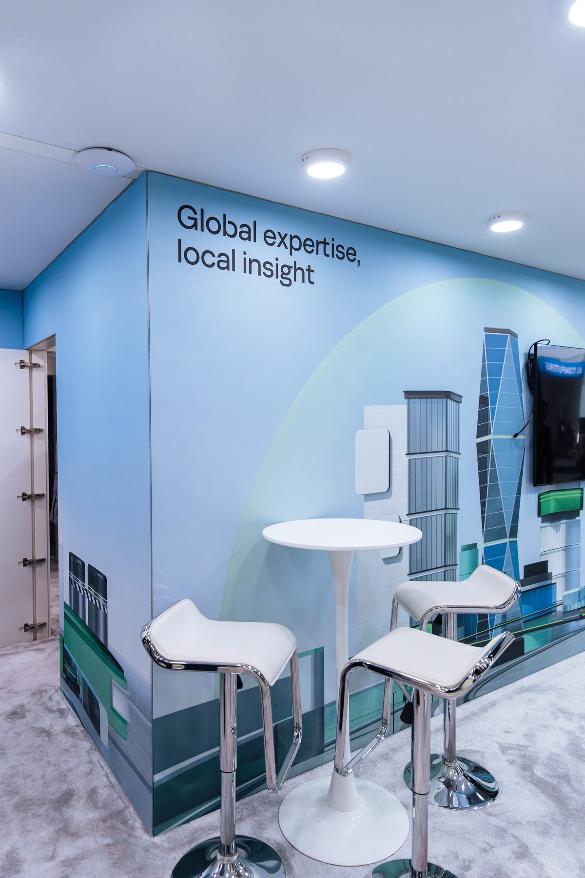Kaspersky 120 + 48 sqm exhibition stand at GITEX by Messe.ae