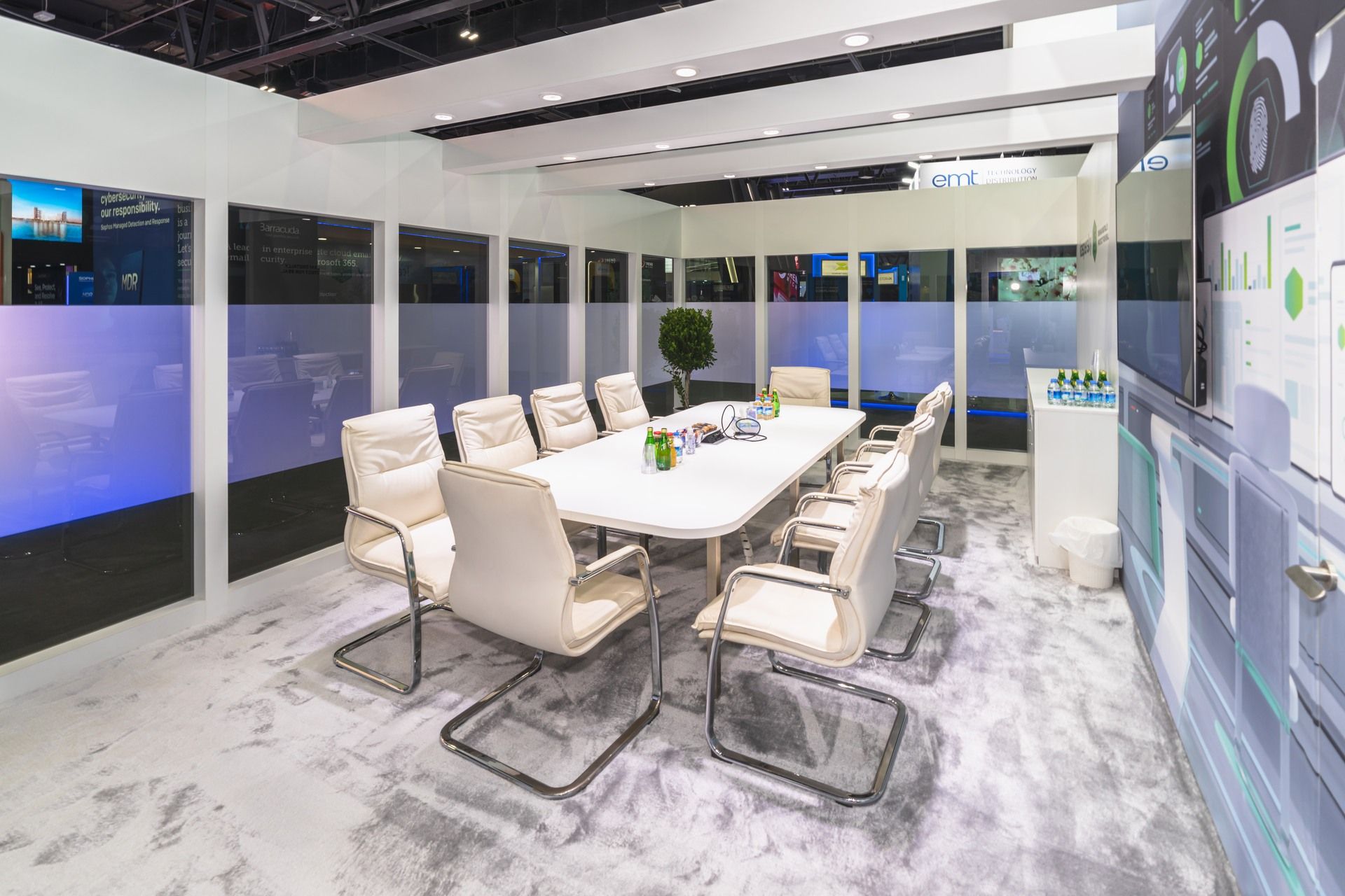 Kaspersky 120 sqm exhibition stand at GITEX by Messe.ae