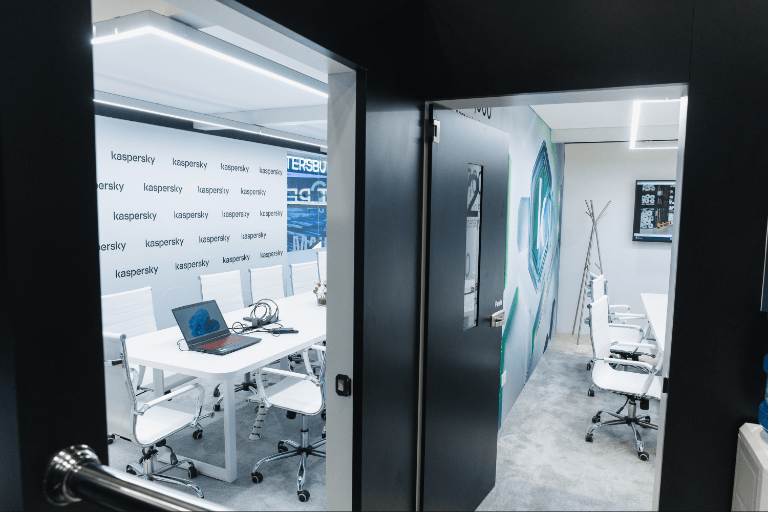 Kaspersky 120 + 48 sqm exhibition stand at GITEX by Messe.ae