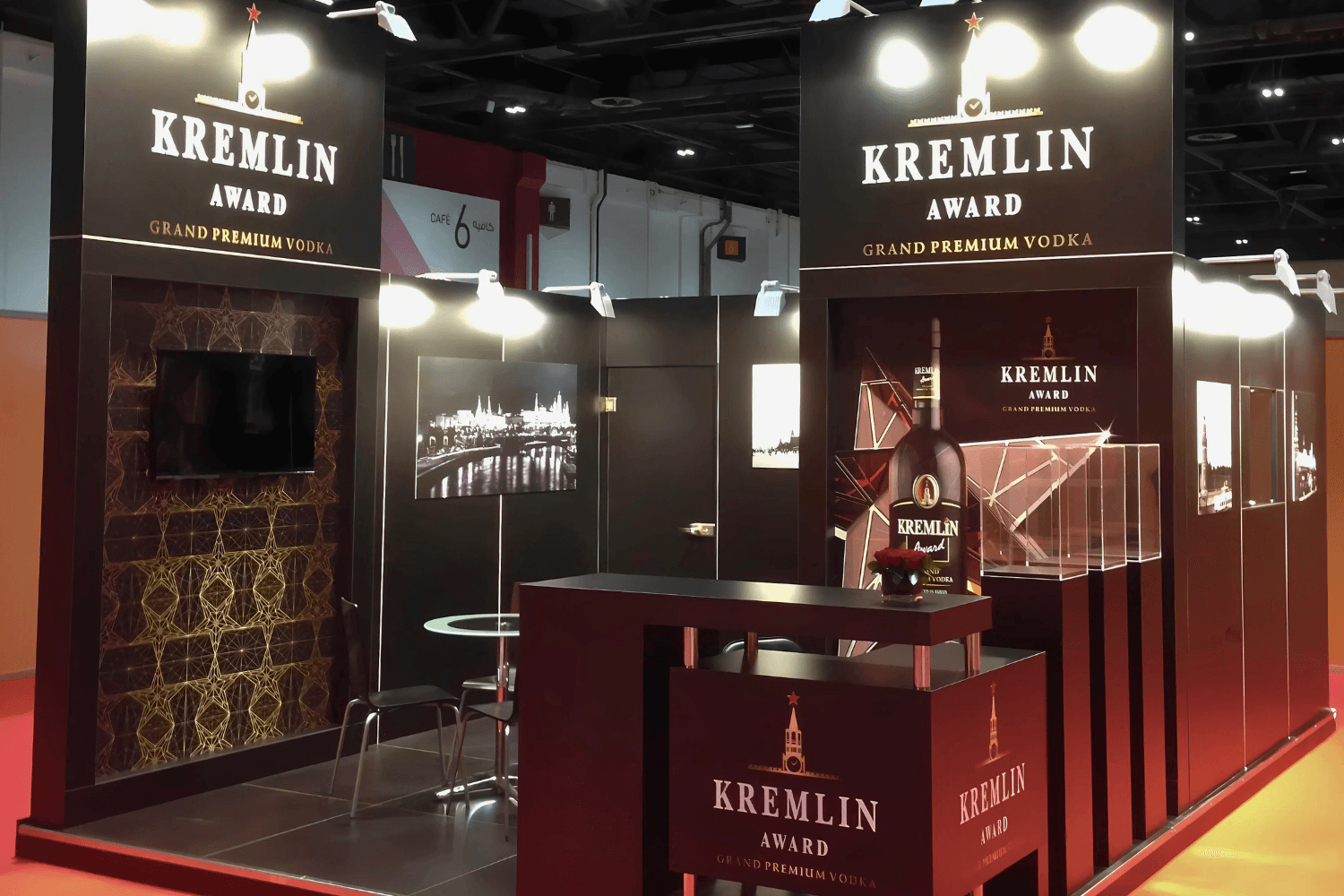 Kremlin Award 24 sqm exhibition stand at Middle East Energy by Messe.ae
