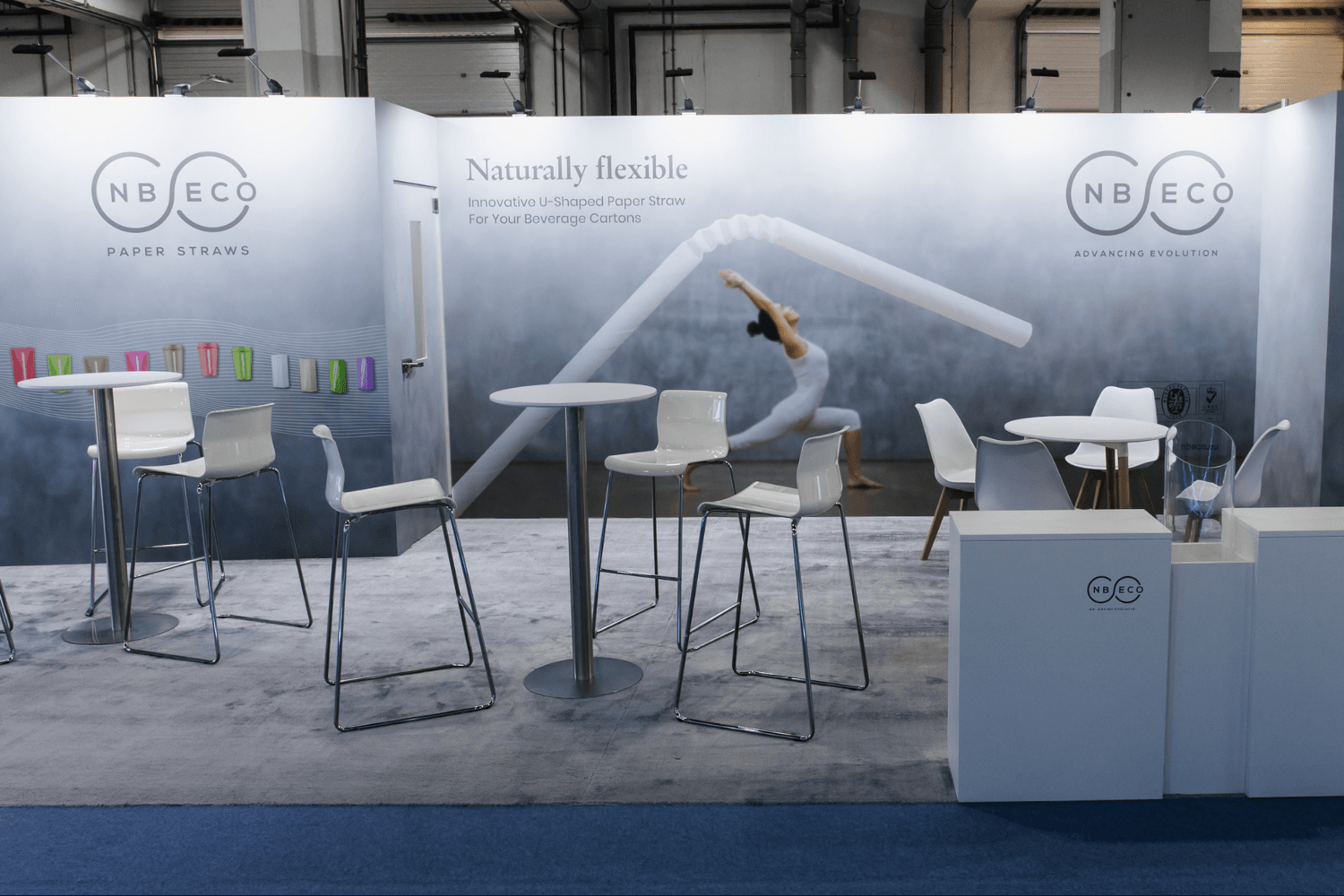 Nbeco 28 sqm exhibition stand at Gulfood Manufacturing by Messe.ae