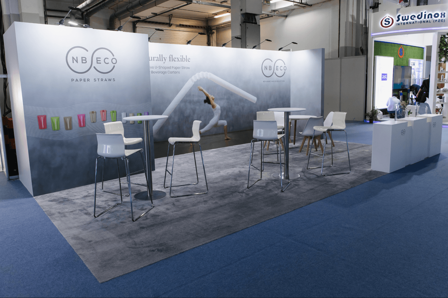 Nbeco 28 sqm exhibition stand at Gulfood Manufacturing by Messe.ae