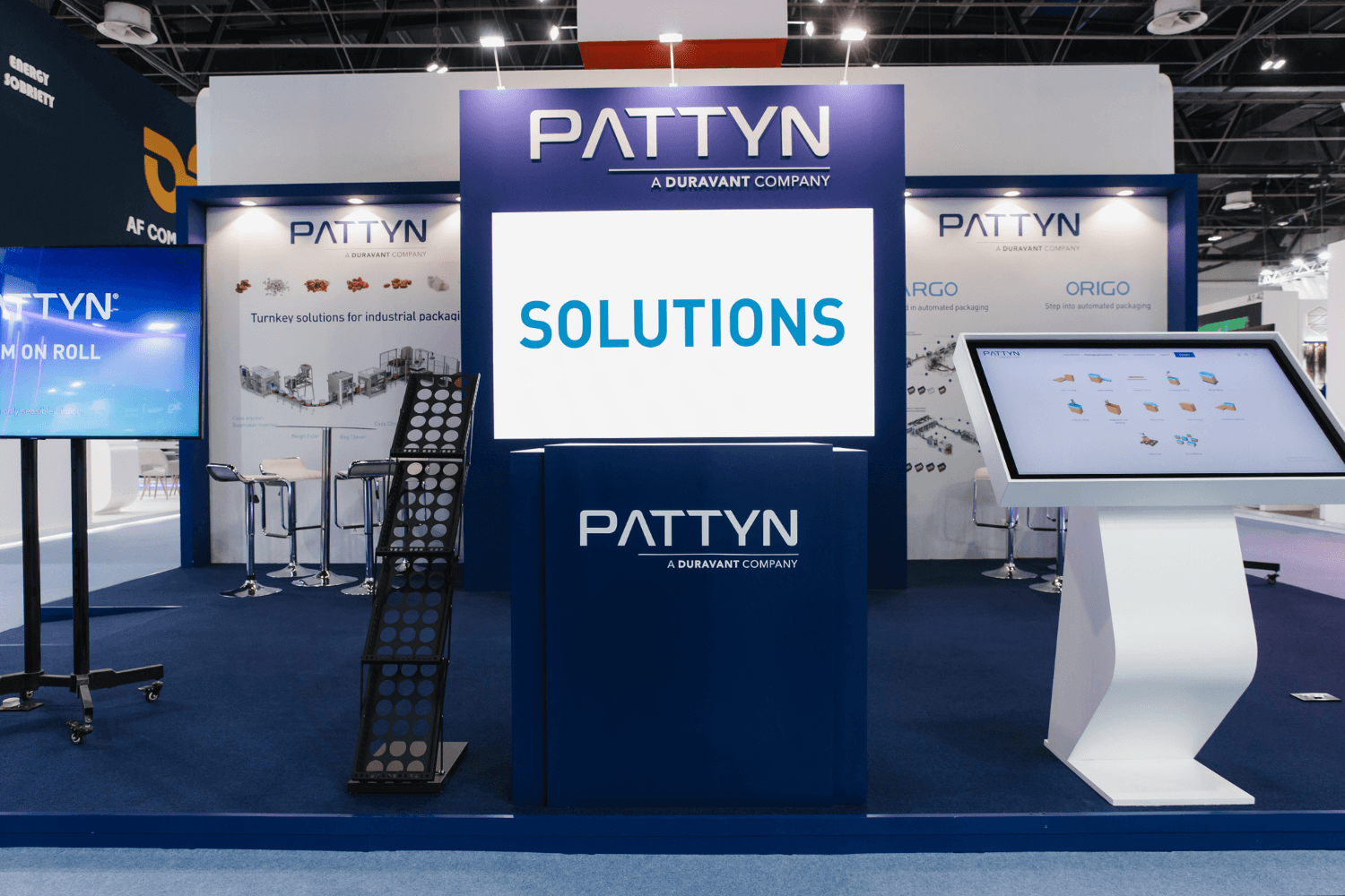 Pattyn 40 sqm exhibition stand at Gulfood Manufacturing by Messe.ae