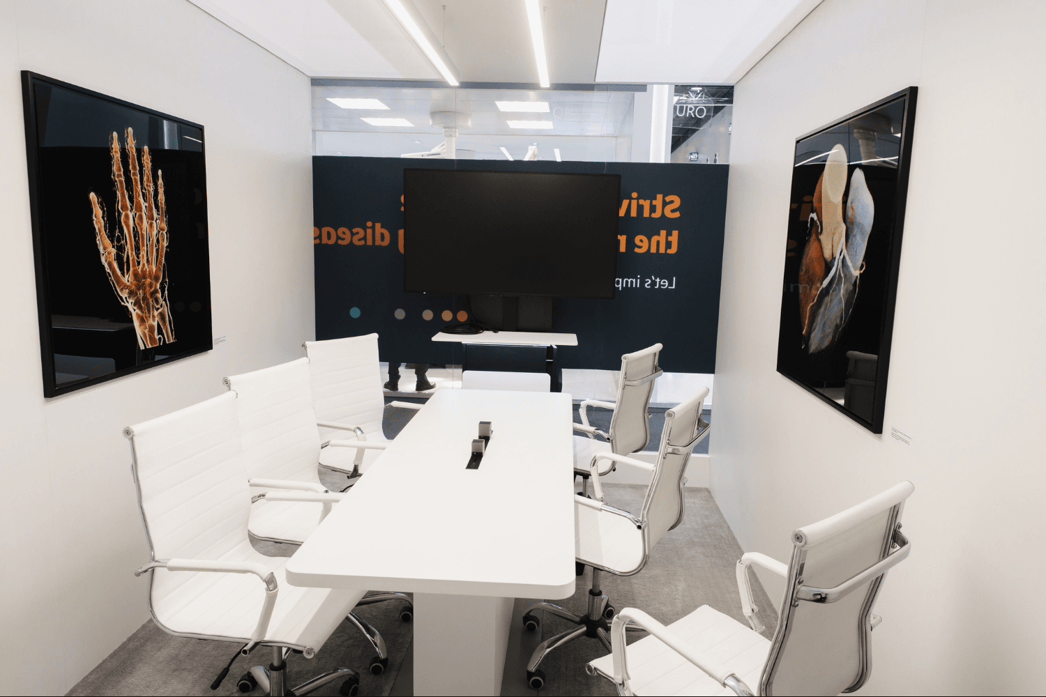 Siemens Healthineers 456 sqm exhibition stand at WHX by Messe.ae