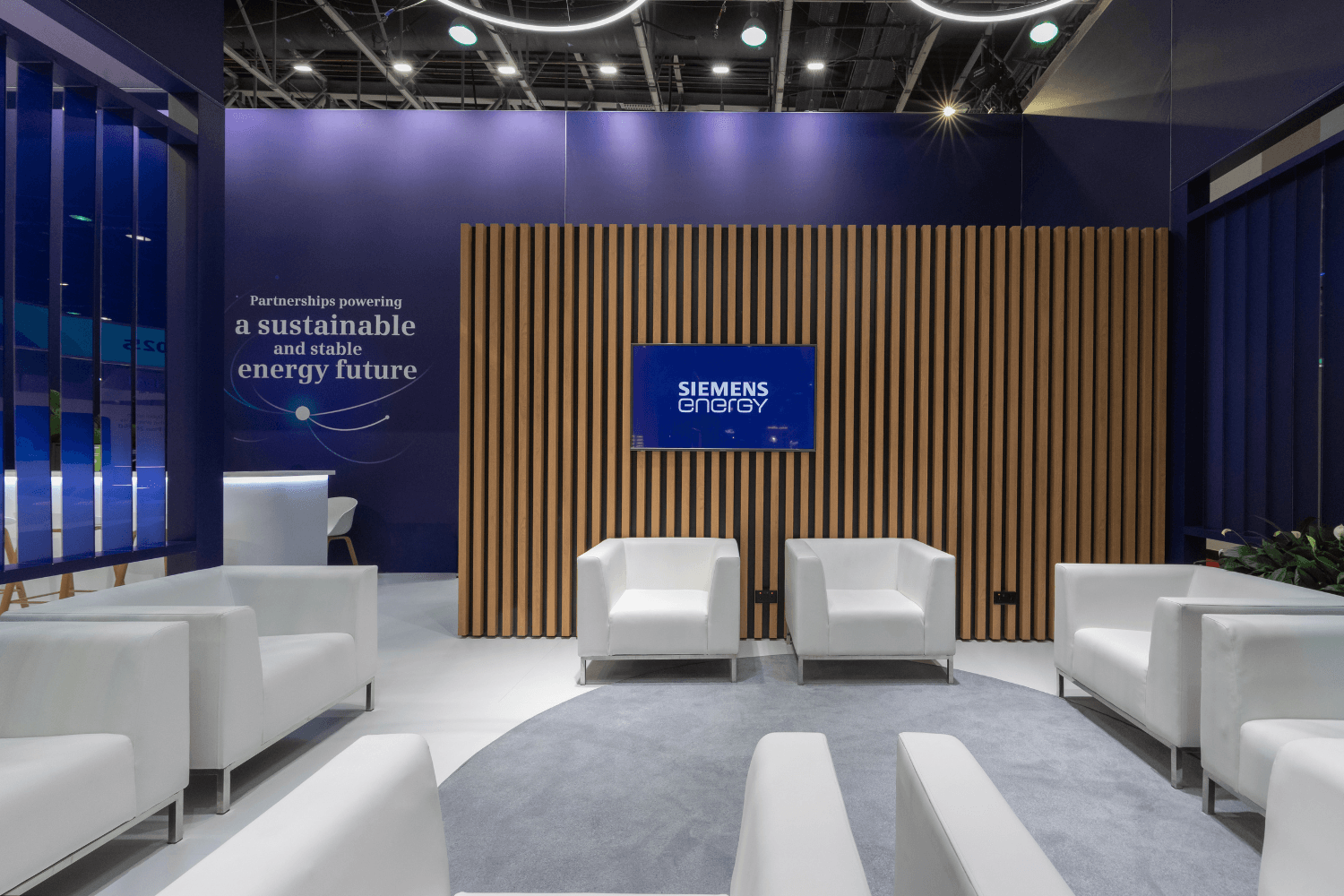 Siemens Energy 150 sqm exhibition stand at WETEX by Messe.ae