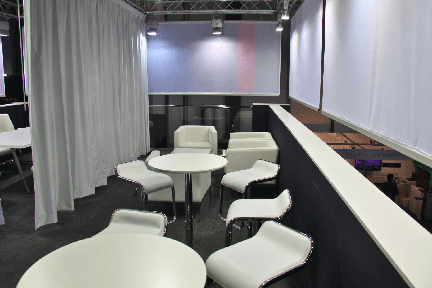 TekSignals 70 + 70 sqm exhibition stand at CABSAT by Messe.ae