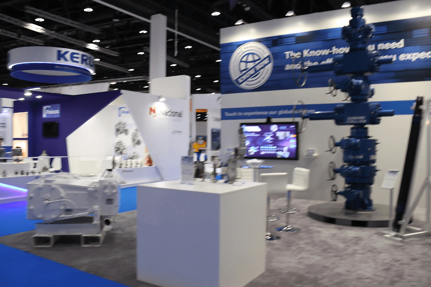 WEIR Group 49 sqm exhibition stand at ADIPEC by Messe.ae