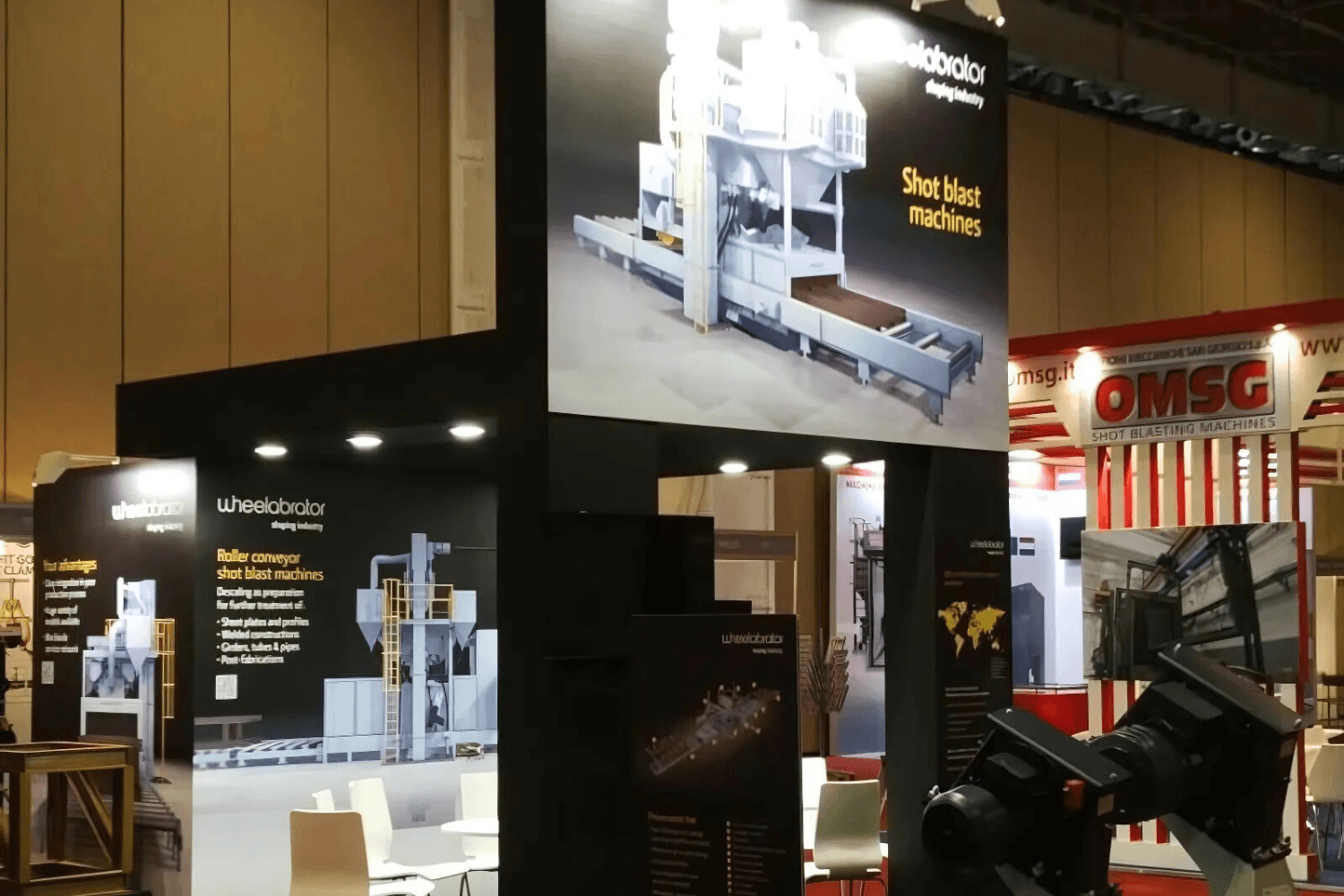 Wheelabrator Group 36 sqm exhibition stand at SteelFab by Messe.ae