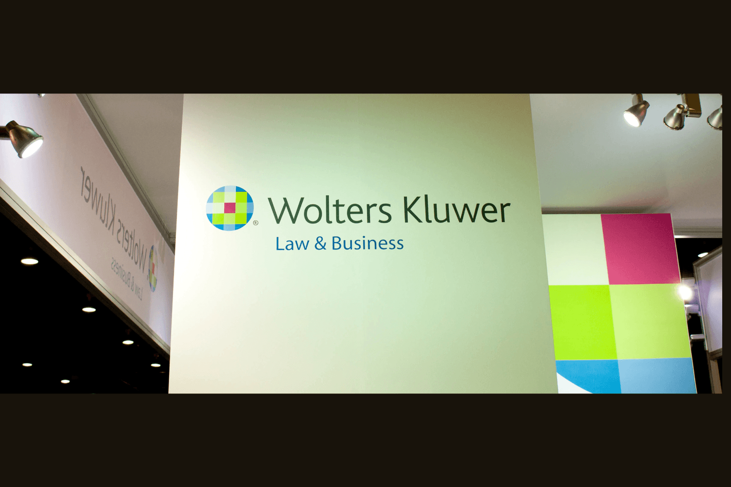 Wolters Kluwer 36 sqm exhibition stand at International Book Fair by Messe.ae