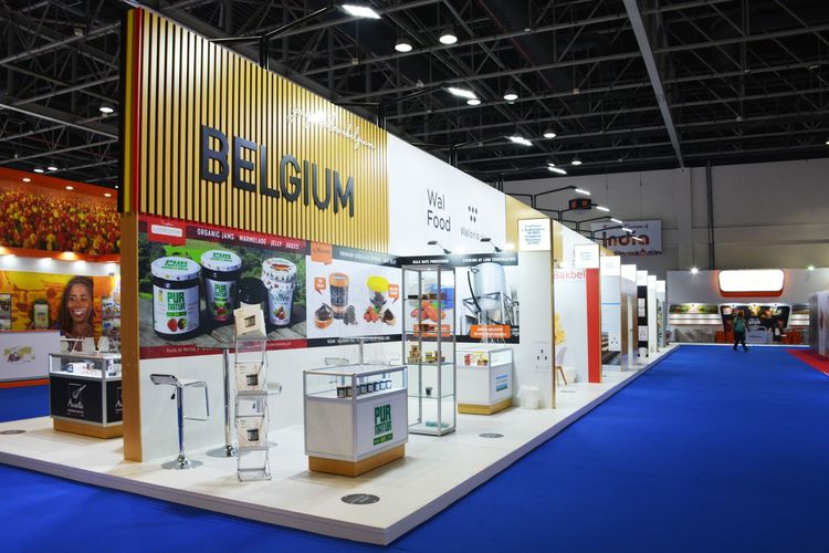 Belgium Pavilion 350 sqm exhibition stand at Gulfood by Messe.ae