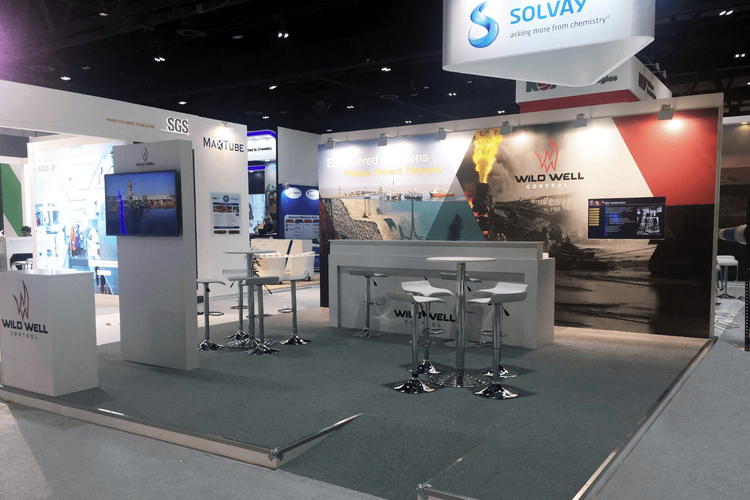 Wild Well Control 36 sqm exhibition stand at SPE ATCE by Messe.ae